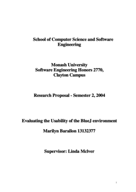 monash research proposal