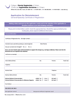 Reasignment