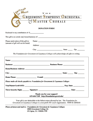 Donation Form