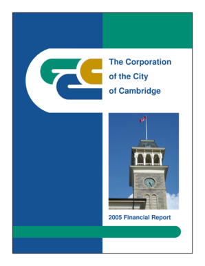 Annual Financial Report - 2005 - Cambridge - cambridge