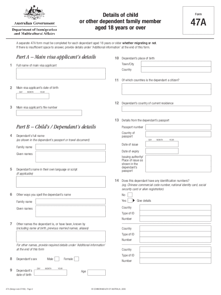 form 47a Preview on Page 1.