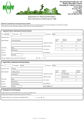 UK Planning Permission Application