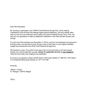 UMWA Cash Deferred Savings Plan Application