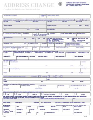Tennessee Multi-Purpose Application