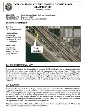 How to write an agenda - B2009b Staff Report - Santa Barbara County Planning and Development - sbcountyplanning