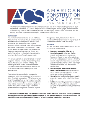 ACS Membership Application Form