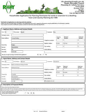 Householder Application for Planning Permission