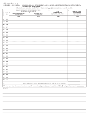 California Business Property Statement