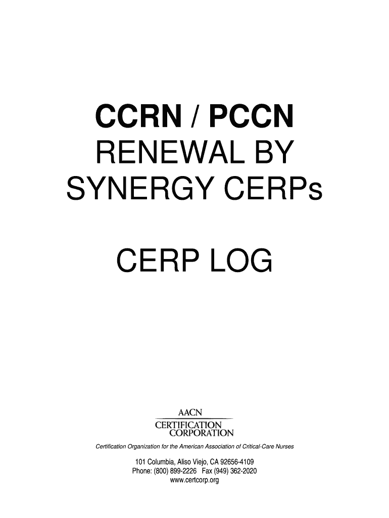 ccrn renewal Preview on Page 1