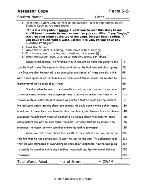 Assessor Copy Form 5-5