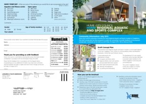 Hume Regional Aquatic and Sports Complex Feedback Form