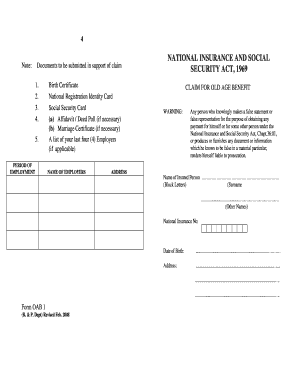 FORM OAB 1.- Claim for Old Age Benefit Amended.doc