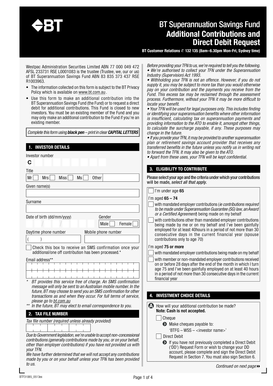 Alteration Direct Debit Request Form (PDF 50KB) - BT