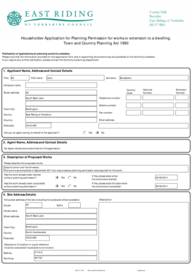Householder Application for Planning Permission