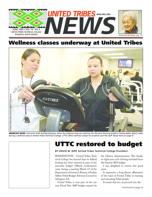 UTTC restored to budget - United Tribes Technical College - uttc