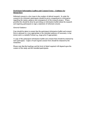 Research Participant Consent Form