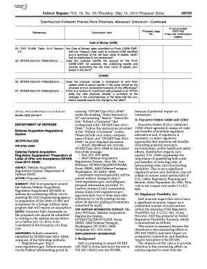 CONTRACTOR FORWARD PRICING RATE PROPOSAL ADEQUACY CHECKLISTContinued - acq osd