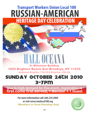 Russian-American Heritage Day flyer - TWU Local 100 - twulocal100