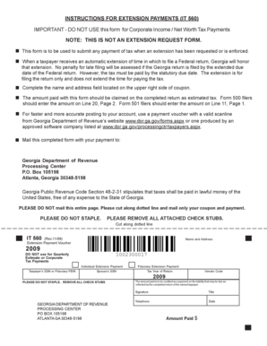 Georgia Extension Payment Voucher