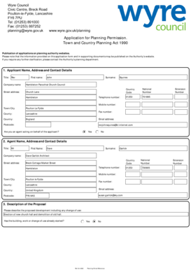 UK Planning Permission Application