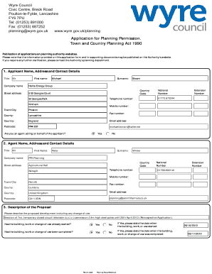 UK Planning Permission Application