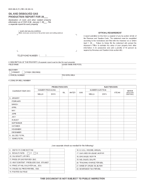 California Oil and Gas Production Report