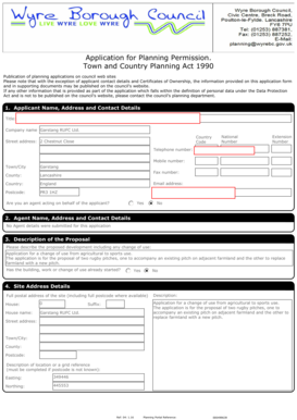 Application for Planning Permission
