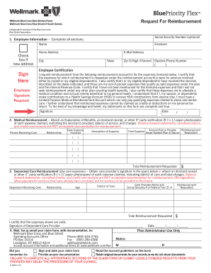 Employee Medical Reimbursement Form