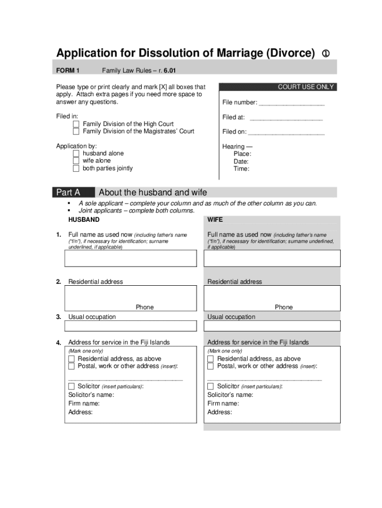 Divorce Documents