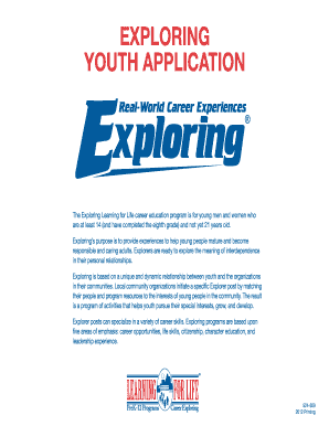 Exploring Youth Application Form