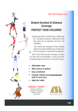 Student Accident & Sickness Insurance Enrollment Form