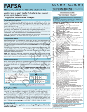 FAFSA Application Form