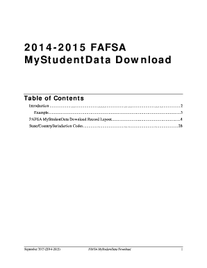 2014-2015 FAFSA MyStudentData Download guide - IFAP - U.S. ... - ifap ed