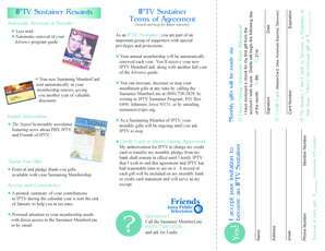 IPTV Sustainer Membership Agreement
