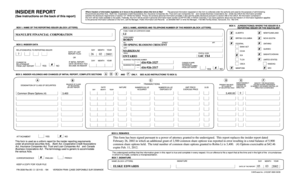 Insider Report Form