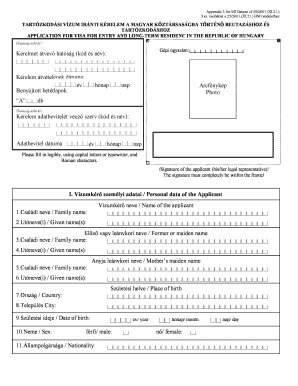 Hungary Long-Term Residence Visa Application