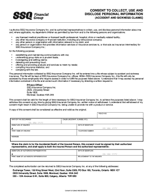 Consent to Collect Personal Information