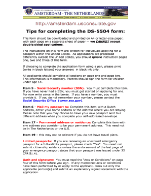 Form ds 5504 fillable pdf - Tips for completing the DS-5504 form: - photos state