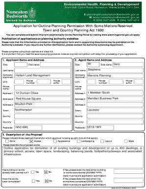 Outline Planning Permission Application