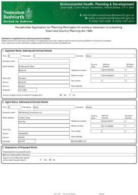 Householder Application for Planning Permission