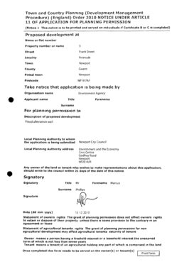 Planning Permission Notice
