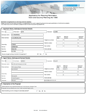 UK Planning Permission Application