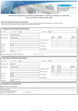 Householder Application for Planning Permission