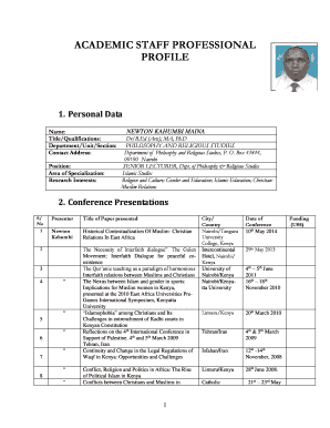 newton kahumbi maina form