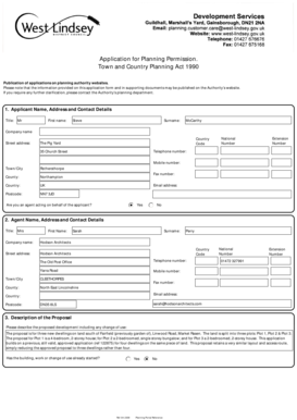 UK Planning Permission Application
