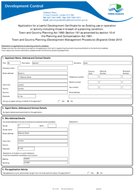 Lawful Development Certificate Application