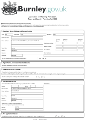 UK Planning Permission Application