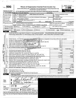 Form 990 Tax Return