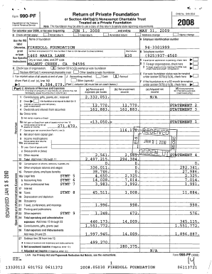 Form 990-PF 2008