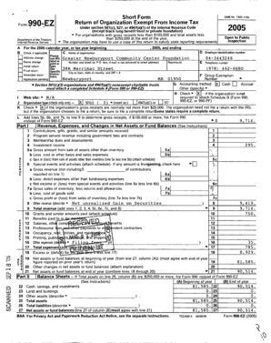 Form 990-EZ 2005
